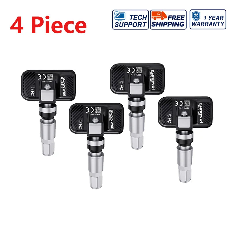 2026 KONNWEI TK100 TPMS Programming Tool Car Tire Pressure Sensors Activate OBD Relearn Tool 433MHz 315MHz Read TPMS ECU ID Tool