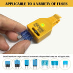 2 in 1 Car Fuse Tester Puller Tool, Portable Automotive Blade Fuse Checker with LED Indicator, Fuse Removal Tool for Auto Repair