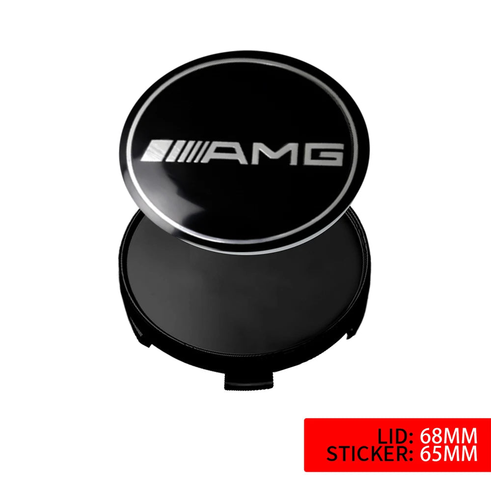 4Pcs 60/63/68mm Car Wheel Center Hub Cap For Mercedes Benz AMG W212 W204 W211 W168 W213 W124 A180 W212 E220 W204 W206 W211 W164 CM World