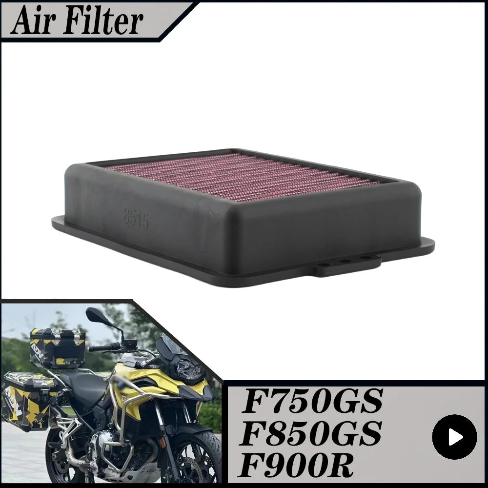 Motorcycle Washable Air Filter For BMW F750GS F850GS F900R F900XR Replaceable BM-8518 HFA7801 13728561572 Air Intake Filter CM World
