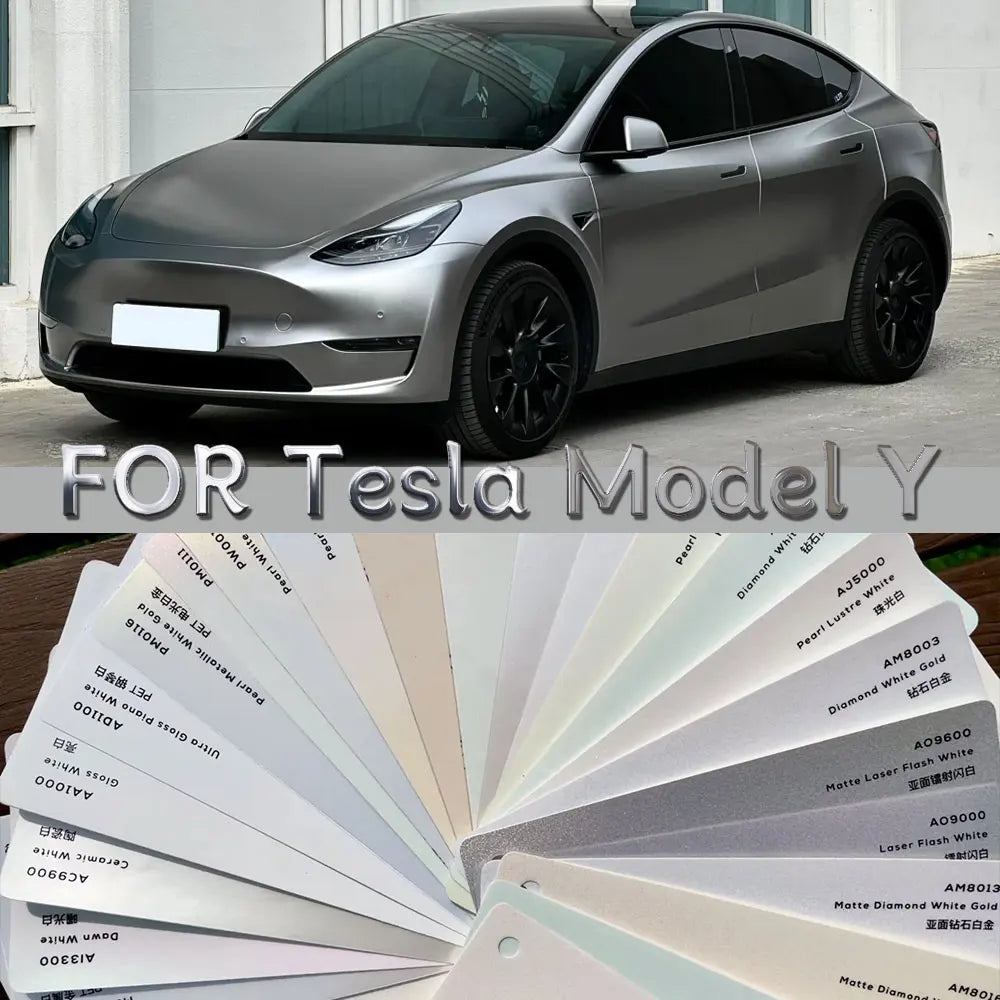 Pre-cut Protection Film for Tesla Model Y 2020 2021 2022 2023 PPF Paint Transparent Body Sticker Kit Accessories Anti-Scratch