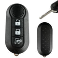 Good Quality For Fiat 500 Panda Punto Bravo 3 Buttons  Car Key Remote Control Shell Blank Case Housing Fob Keyless SIP22 Blade CM World