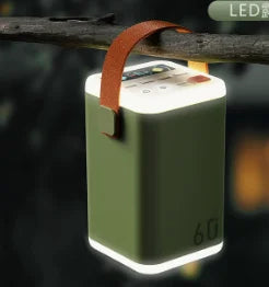 60000mAh Power Bank Portable Super Fast Charging External Battery Pack Multi Port Output for Outdoor Camping  Streaming Travel