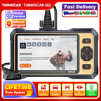 THINKCAR THINKSCAN 662 Auto OBD2 Scanner CAN-FD Bidirectional Test ECM TCM SRS ABS Free Update OIL Reset Car Diagnostic Tools Car Mobile World
