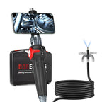 Ralcam Articulating Borescope, Two-Way 180° 6.2mm Lens, 6pcs LED Lights, HD 1080P Inspection Camera for IOS&Android