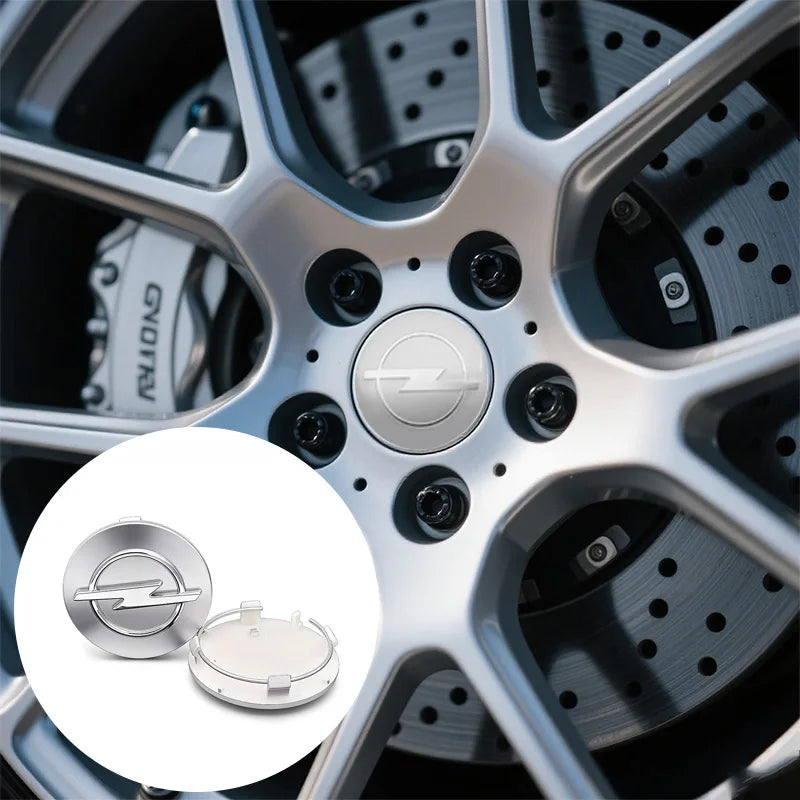4pc 58/64mm Car wheel hub cover, wheel center hub cover badge For Opel Astra H G J Insignia Mokka Zafira Corsa Vectra C D Antara CM World