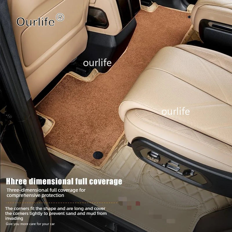 RHD LHD Car Floor Mats For Leopard 8 Denza B8 2026 Custom Auto Foot Pad Automobile Carpet Cover Interior Accessories