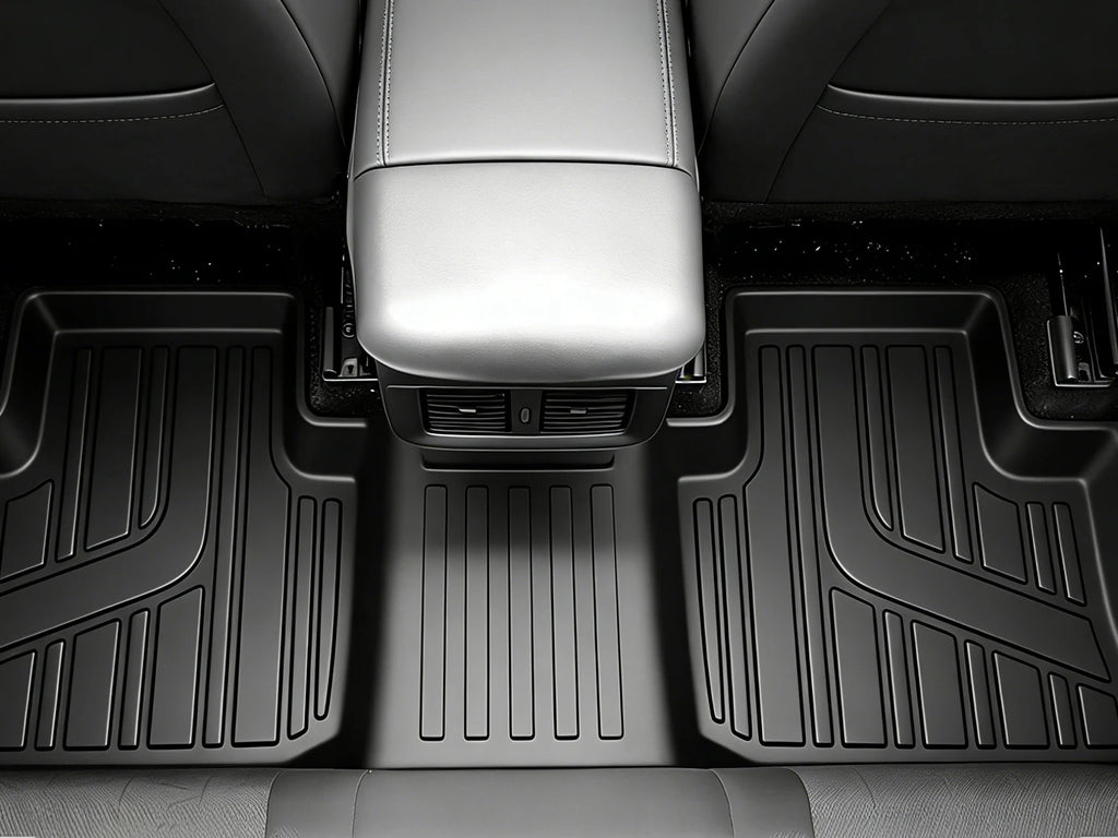 4-Pcs TPE Car Floor Mats Custom Fit For Toyota RAV4 Petrol Version 2019-2025 All Weather Waterproof Anti-Slip Easy Clean Floor Liners