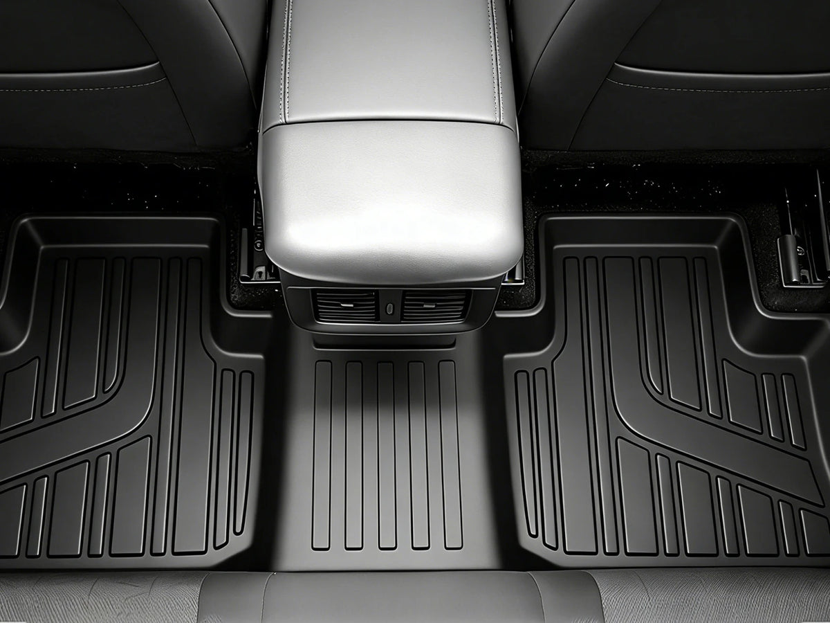 4-Pcs TPE Car Floor Mats Custom Fit For Toyota RAV4 Petrol Version 2019-2025 All Weather Waterproof Anti-Slip Easy Clean Floor Liners