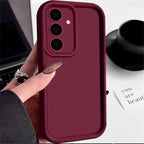 Soft TPU Case For Samsung S26 S25 S24 S23 S22 S21 Ultra Plus FE S25 edge A54 note 20 Shockproof Solid Color Silicone Phone Cover