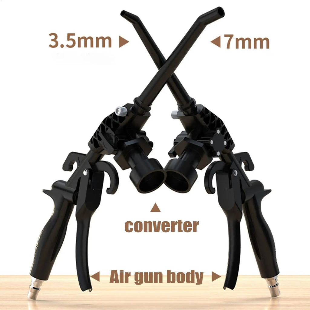 2-purpose car Vacuum Cleaner Guns Air Vacuum Blow Guns For Compressor Portable Cleaner Duster Tool For Dust Dirt Auto Detailing Car Mobile World