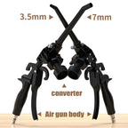 2-purpose car Vacuum Cleaner Guns Air Vacuum Blow Guns For Compressor Portable Cleaner Duster Tool For Dust Dirt Auto Detailing Car Mobile World