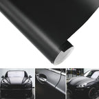 Premium Matte Black Vinyl Car Wrap Roll Film Sticker Vehicle Decal Body Trim Motorcycle Auto Decoration Film Air Bubble Free