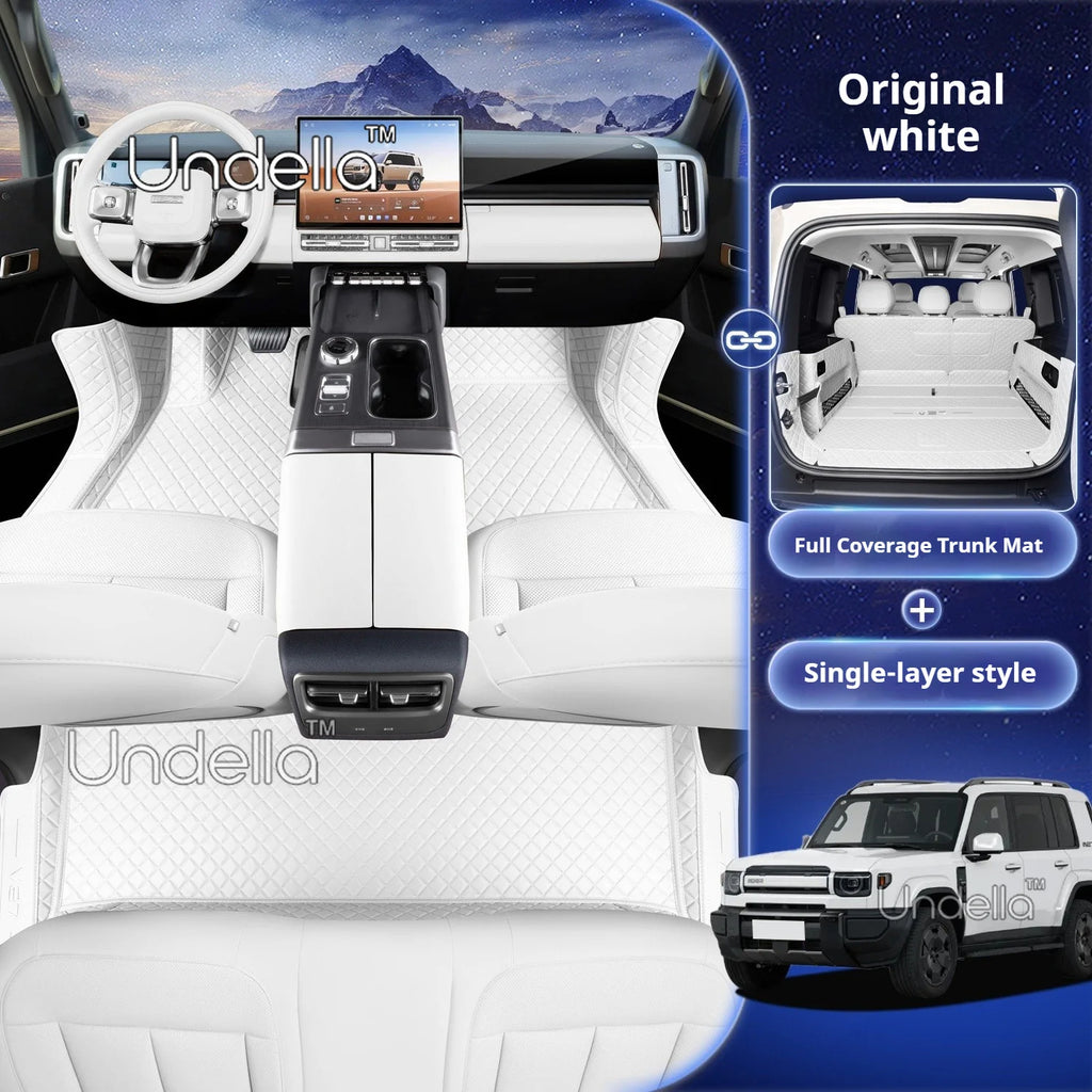Full Surround Floor Liners For iCAUR V27 Esteo V27 2026 2027 All Weather Waterproof Car Floor Mat Anti‑Slip Interior Accessories