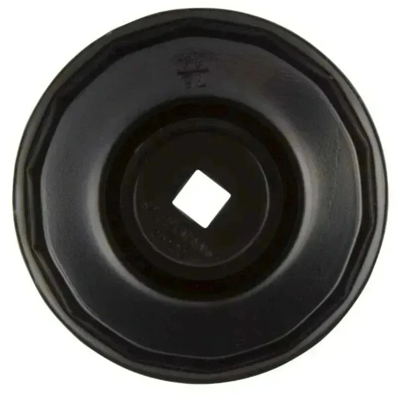 Cap Type Oil Filter Remover Wrench 76mm 14 Flutes with 3/8 Inch Drive for Auto Repair Car Mobile World