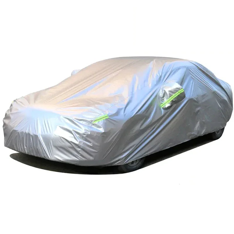 Outdoor Full Car Cover For Hyundai Tucson with Reflective Strips Waterproof Snowproof Dustproof UV Protection Auto Accessories Car Mobile World