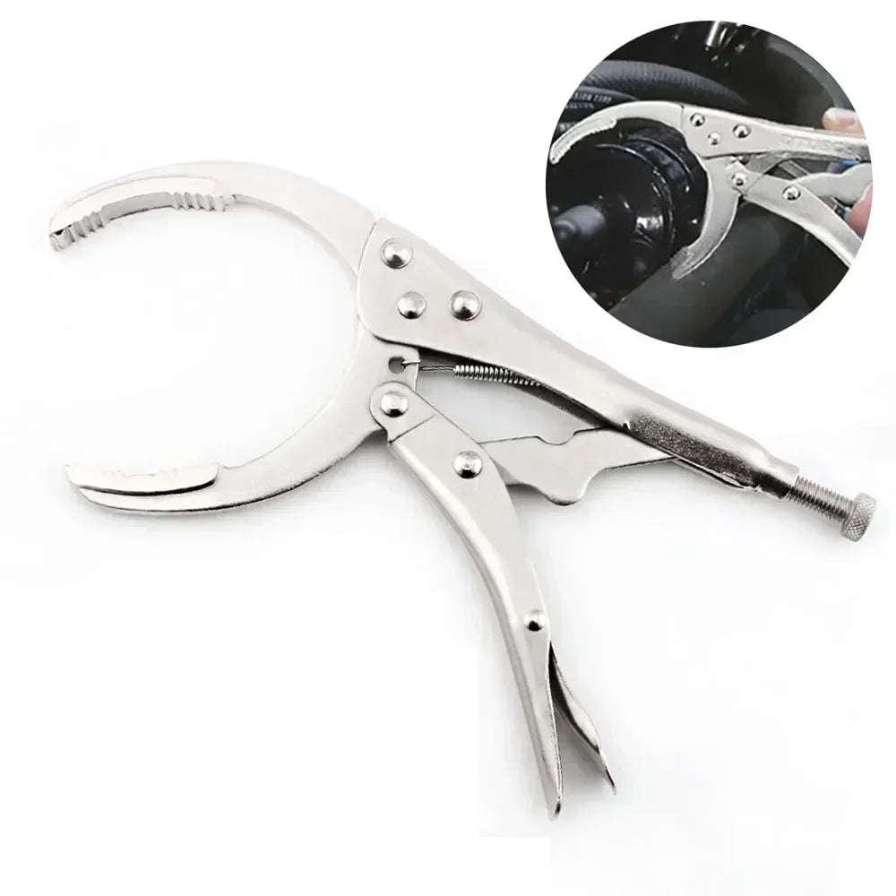 1pcs Clamp Filter Wrench Oil Grid Wrench Oil Change Adjustable Multi-Function Engine Oil Filter Wrench Car Disassembly Tool Car Mobile World