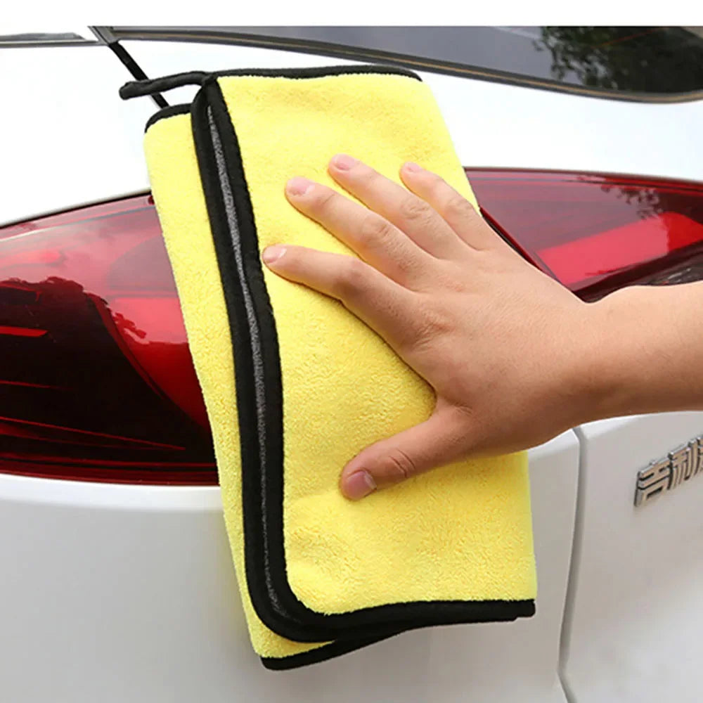 1/2/6PCS Car cleaning towels, car washing and drying cloths, microfiber towels, care face cloths, car beauty accessories CM World