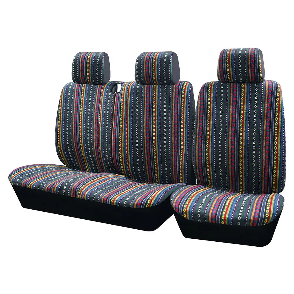 2+1 Universal Striped Color Car Seat Covers For Iveco Daily For Ford Transit For Sprinter 02 For  An Opel Vivaro 2006