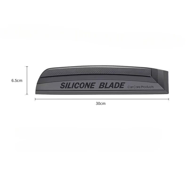 Car Window Squeegee, Soft Silicone Blade for Cleaning Water, Professional One-Piece Auto Glass Water Wipe Car Mobile World