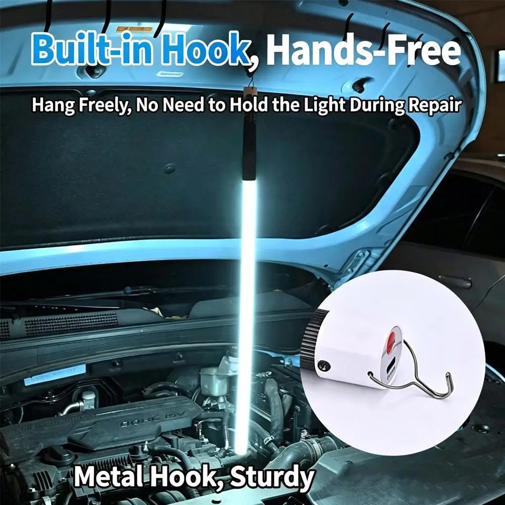 Flexible LED Flashlight Stick Rechargeable High Power Bendable Car Repair Engine Inspection Maintenance Outdoor Work Light Tool