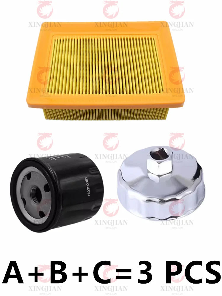 Motorcycle Air Filter For VOGE SR4 Max LX350T-5 SR4Max350 Engine Intake Cleaner Oil Filter Cap Removal Wrench Tool CM World