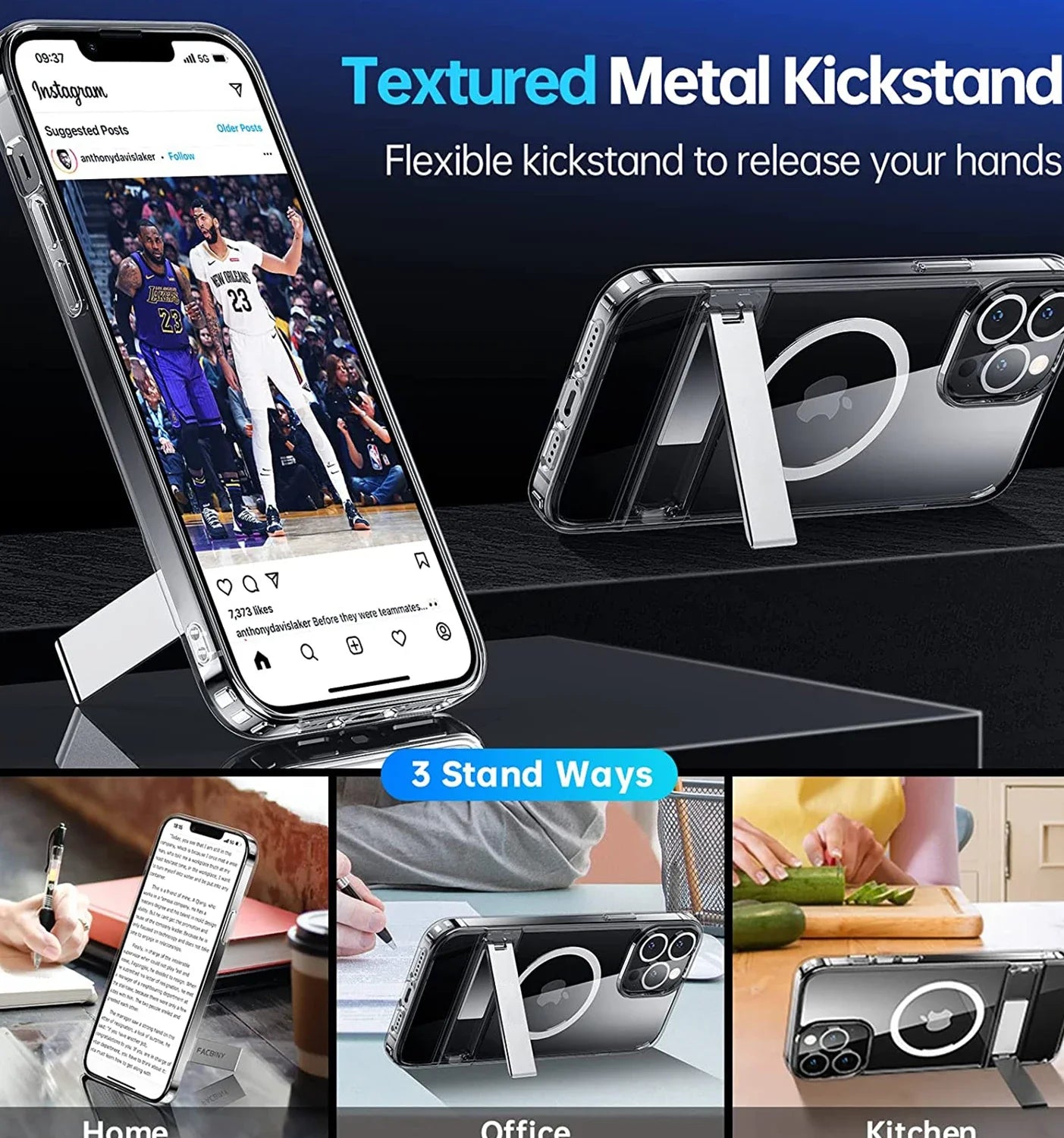 Clear Magnetic Phone Case with Kickstand for iPhone 17 Pro Max Air 16 15 14 Plus 13 12 11 Mini for Wireless Charging Back Cover Car Mobile World