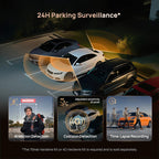 70mai Dash Cam 4K A810S HDR IMX678 Supercapacitor 4G LTE Remote Control Wi-Fi 6 Voice Control GPS ADAS Car Camera 70mai A810S Car Mobile World