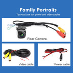 180 Degrees 1080P AHD CCD Universal Front Camera Without Parking Line Car Front View Camera Parking Camera Without Mirror