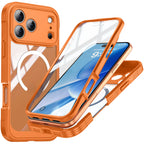 Brand new color magnetic shockproof and dustproof transparent phone case - Compatible with iPhone 17/17 Air/17 Pro/17 Pro Max Car Mobile World