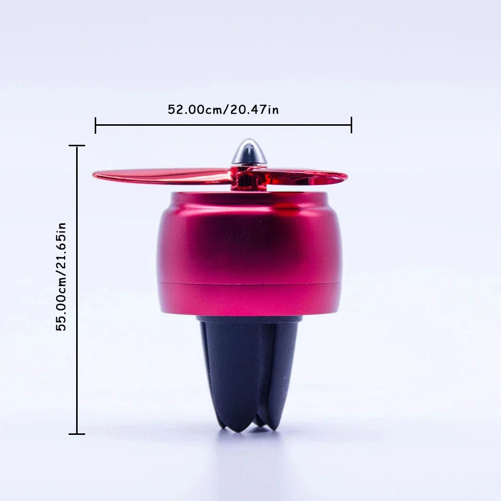 Car Air Freshener LED Mini Perfume Clip For Car Air Outlet Aromatherapy Freshener Auto Accessories Colorful Options Available