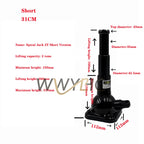 NEW High Quality Screw Jack Double Section 2 Tons Vertical Hand Jack Vehicle Maintenance Mechanical Top Mine Professional Top