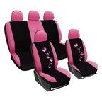 Universal Car covers Car Seat Protect for Men Women Car Seat Covers Butterfly Embroidery Fit Most Car Seats Styling Car Mobile World