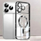 Luxury for MagSafe Magnetic Plating Phone Case for iPhone 17 Pro Max 17 Pro Bumper Case for iPhone 17 Pro Max 17 Air Clear Cover