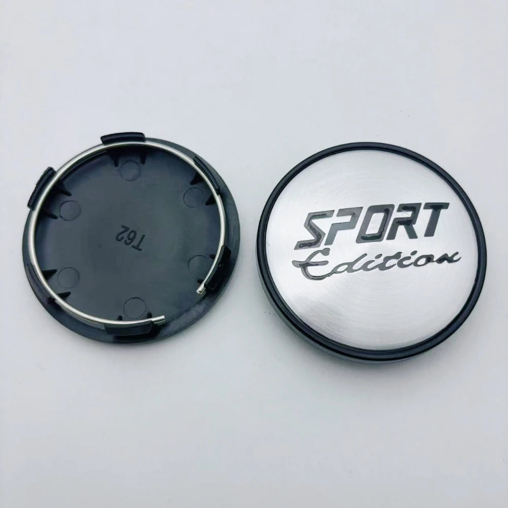 4pcs Car Wheel Center Caps 62mm ( Clips 57MM ) Wheel Hub Hubcaps Rim Dust Cover Sport Edition Logo Emblem Badge Car Accessories