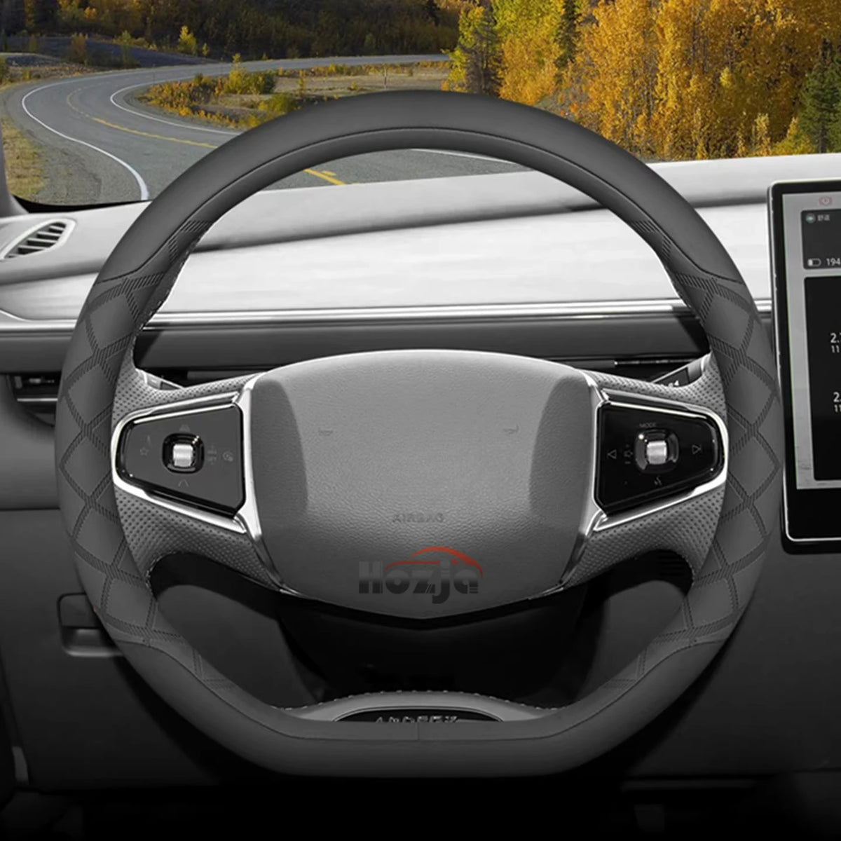 Leather Car Steering Wheel Cover for Jaecoo J7 J8 J5 7 5 8 2025 2026 Accessories