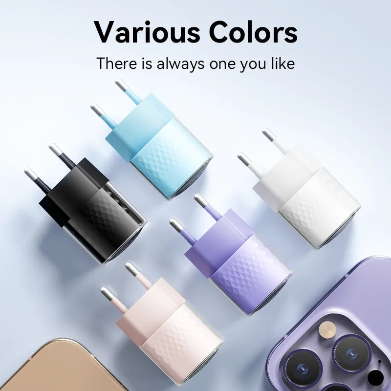 KUULAA 35W GaN Charger Type C USB C PD Fast Charging For iPhone 17 16 15 14 13 12 11 Pro Max For iPad Pro Air iPad Huwei Xiaomi Car Mobile World