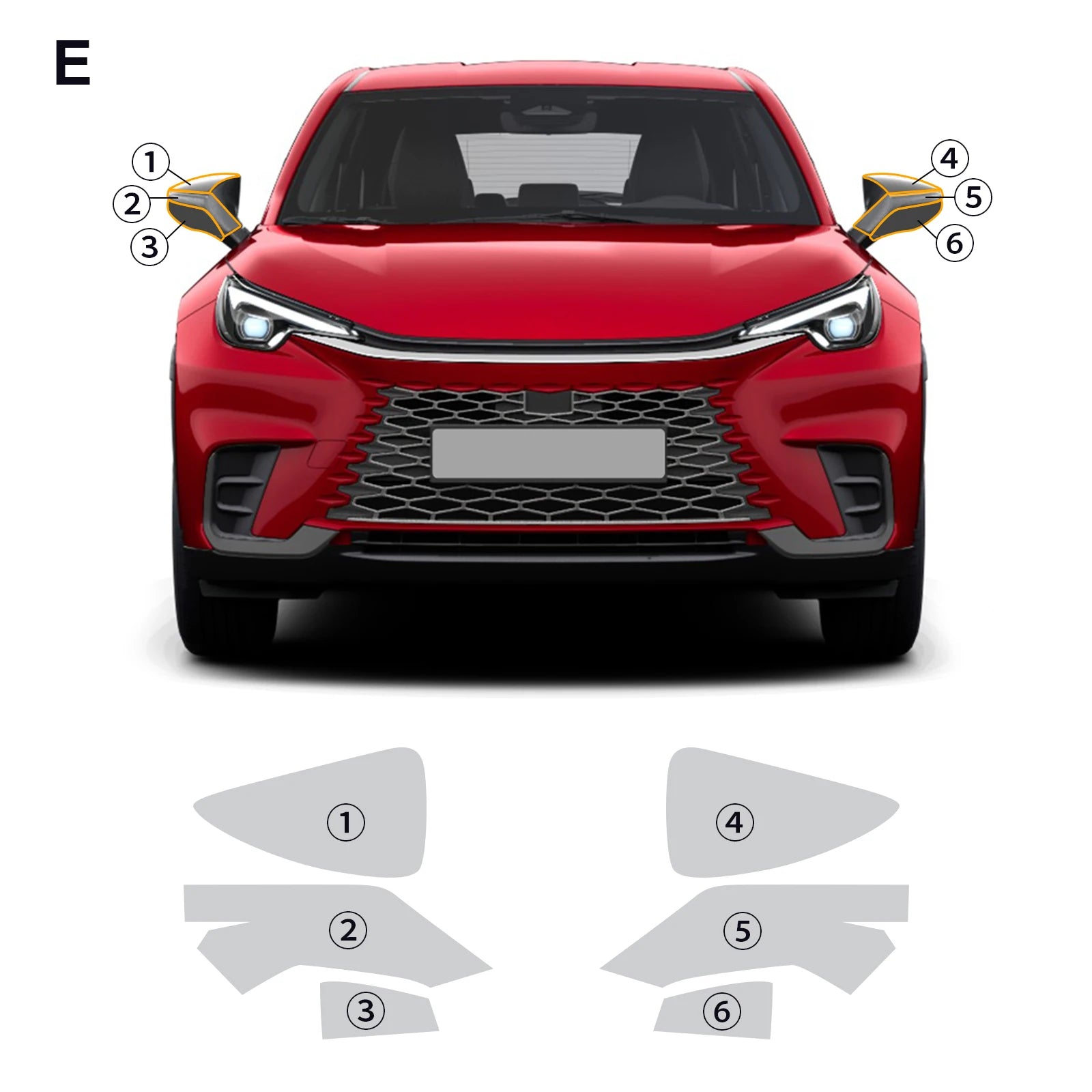 For Lexus LBX 2023-2026 Invisible Car Wrap TPU Film Protective Layer Scratch Resistant Car Parts Car Modification Accessories Car Mobile World