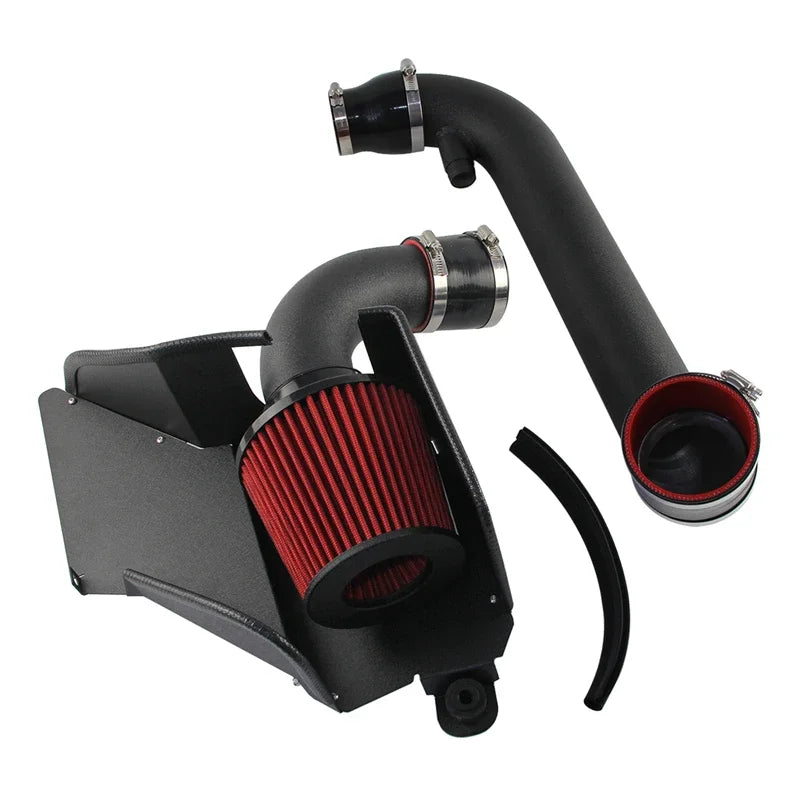 Cold Air Intake System High Flow Air Filter Black Kit Fits for A3 EA888 1.8T VW MK6 GTI Jetta Passat Audi TT 2.0T Engine