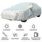 1pcs Car Cover Outdoor Protection Full Cover Anti-Deciduous Bird Droppings Sunshade Dustproof Protection Cover Auto Parts Car Mobile World