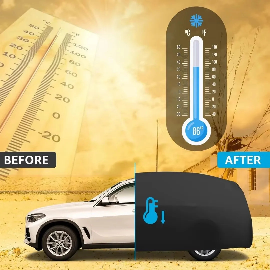 For  Tesla model y Outdoor Protection Full Car Covers Snow Cover Sunshade Waterproof Dustproof Exterior Car cover protection Car Mobile World