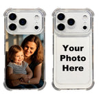 DIY Customised Photo Shockproof Case For iPhone 17 16 16e 15 14 13 12 11 Pro Max Mini SE 2020 2022 XS XR 6 7 8 Plus Air Cover