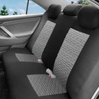 AUTO PLUS Universal Size Seat Covers for Car SUV Truck Vans Tire Press Design Seat Covers Full Set Car Accessories Interior Car Mobile World