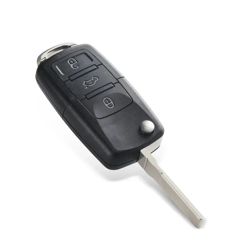 KEYYOU 10PCS Flip Key Shell Case For VW VOLKSWAGEN Passat MK4 Seat Altea Alhambra Ibiza Polo Golf CM World