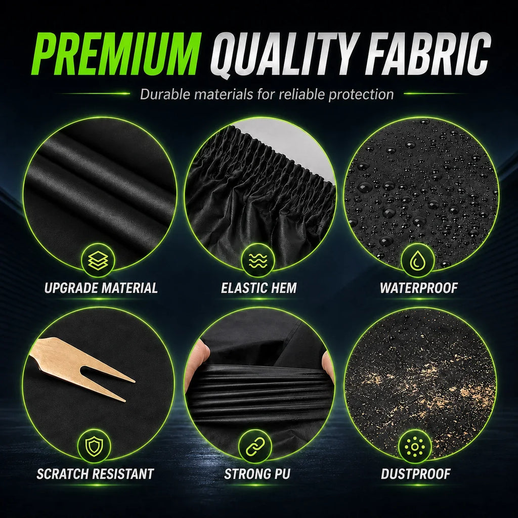 For Tesla Model 3 Outdoor Full Car Cover Waterproof Snowproof Dustproof UV Protection Reflective Strip