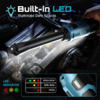 3/8" Cordless Electric Wrench 55Nm 6'' Extended Ratchet Wrench 12V Rechargeable Angle Wrench Car Repair Tools
