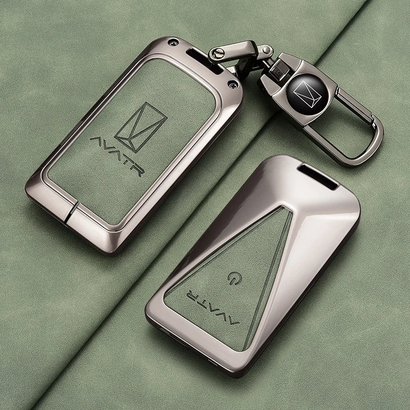 For AVATR 07 06 11 12 Zinc Alloy Key Cover Key TPU Anti-Scratch Key Case Protector Cover Premium Keychain Buckle Car Accessories