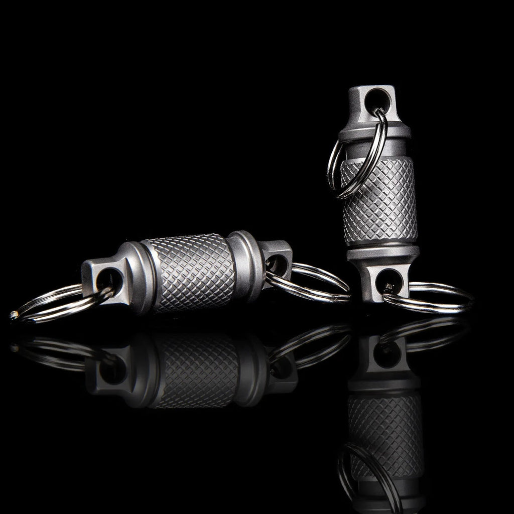 Super Light TC4 Titanium Men Alloy Keychain High Quality Quick Release Mini CAR Key Chain Convenient Detachable Key Ring CM World