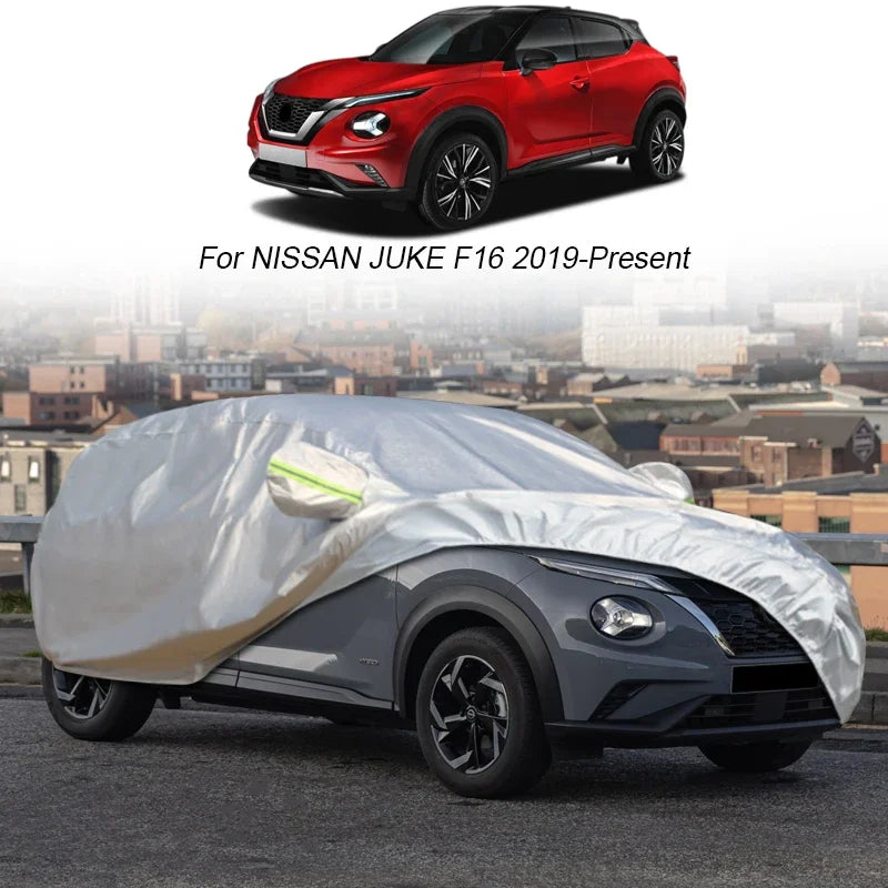 For Nissan ARIYA JUKE KICKS MURANO Pathfinder Patrol Y62 Y63 Qashqai Rogue Terra Rouge Rain Frost Snow Dust Waterproof Car Cover Car Mobile World
