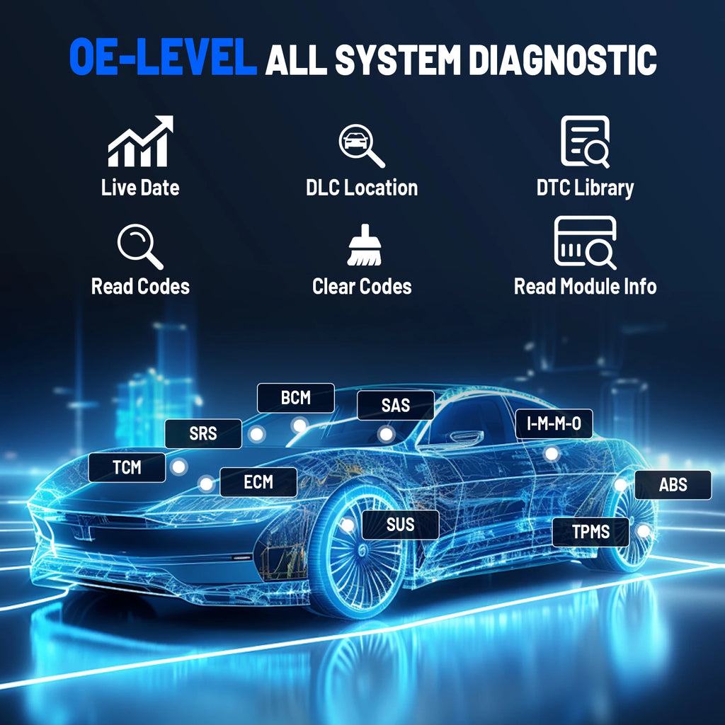 TOPDON AD600PRO OBD2 Scanner Professional Car Diagnostic Tool Full System Code Reader 9 Reset Service Oil/SAS/ABS Lifetime Free CM World